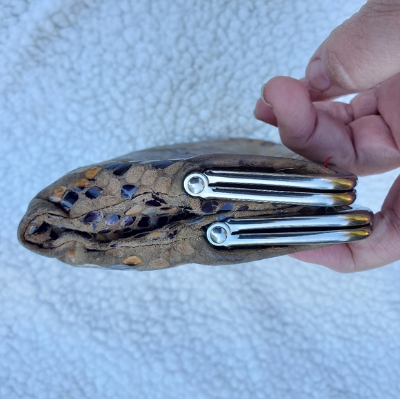 Hobo Lauren Wallet Cosco Snakeskin pattern Leather - Picture 8 of 9